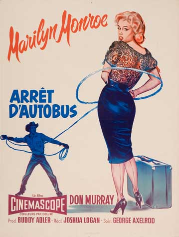 Appraisal: ANONYMOUS MARILYN MONROE ARR T D'AUTOBUS BUS STOP x inches