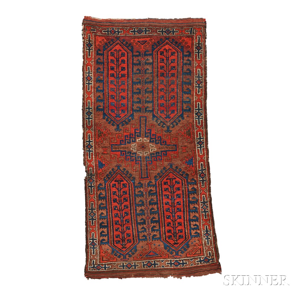 Appraisal: Baluch Rug Northeast Persia third quarter th century the royal