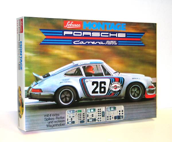 Appraisal: Schuco Montage Boxed Carrera Lot featuring a boxed Schuco Carrers