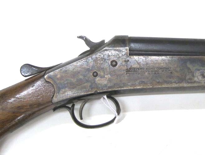 Appraisal: J STEVENS ARMS SINGLE SHOT BREAK OPEN SHOTGUN gauge barrel