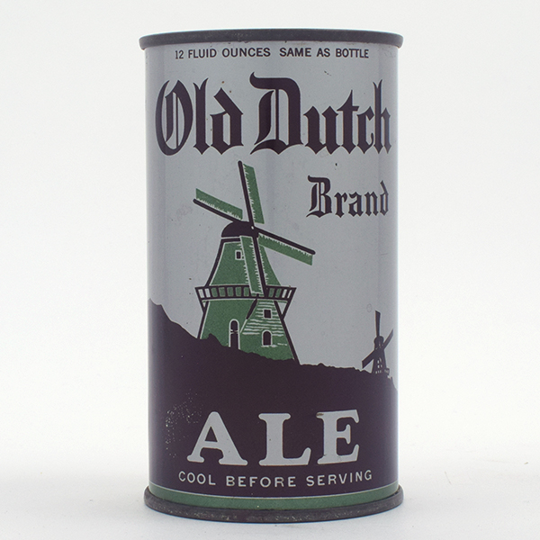 Appraisal: Old Dutch Ale Opening Instruction Flat Top RARE - Reference