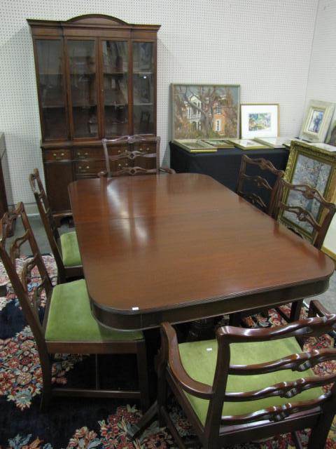 Appraisal: VIntage Mahogany Nine Piece Dining Room Suite including table with