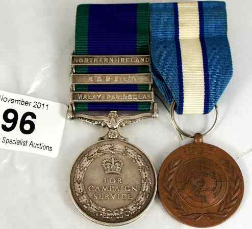 Appraisal: A Group of Two Medals awarded to L CPL J