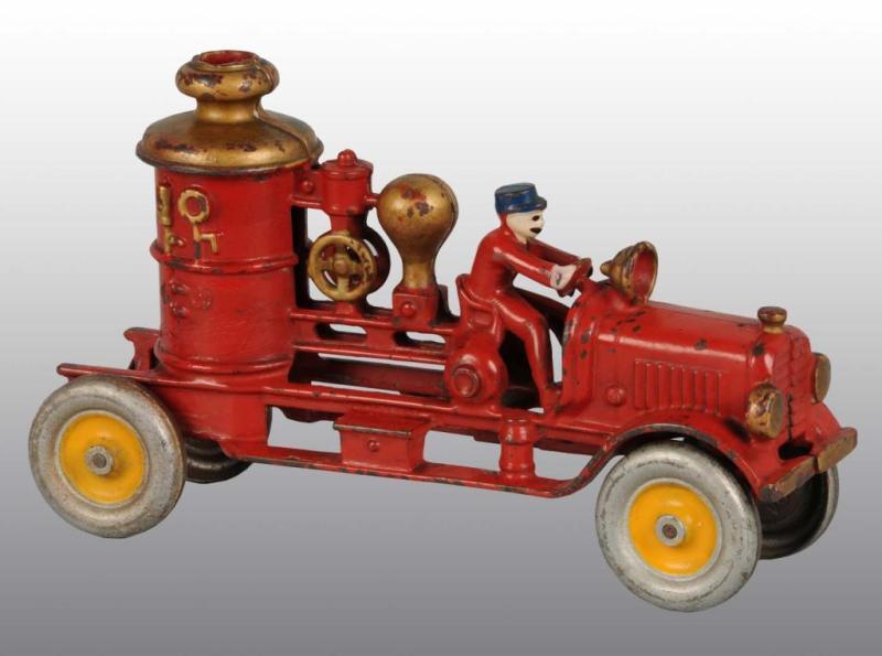 Appraisal: Cast Iron Hubley Fire Pumper Toy Description Hubley sticker on