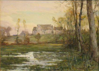 Appraisal: LOUIS ASTON KNIGHT american - PARIS Signed and titled bottom