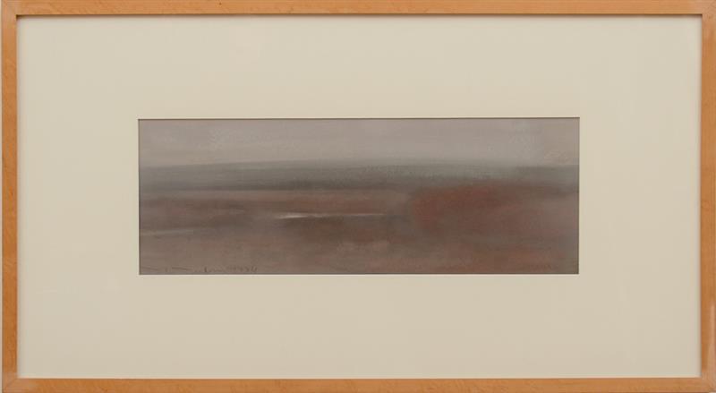 Appraisal: TULA TELFAIR b LANDSCAPE STUDY Oil on paper signed 'Tula