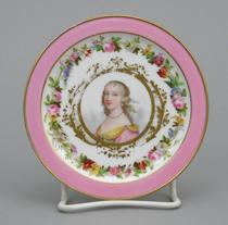 Appraisal: Sevres Paris Porcelain Plate Small paste porcelain plate is precisely