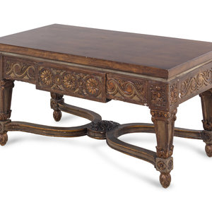 Appraisal: An Italian Painted Low Table th Century The Top th