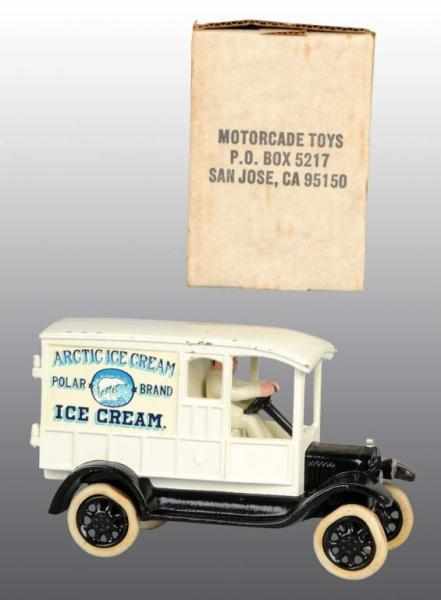 Appraisal: Contemporary Cast Iron Arctic Ice Cream Truck Toy Description Made