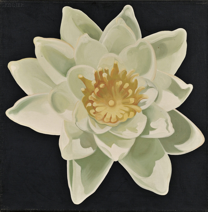 Appraisal: Lowell Blair Nesbitt American - Water Lily Titled dated inscribed