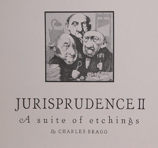 Appraisal: Jurisprudence II A suite of Etchings with William Sharp lithographs