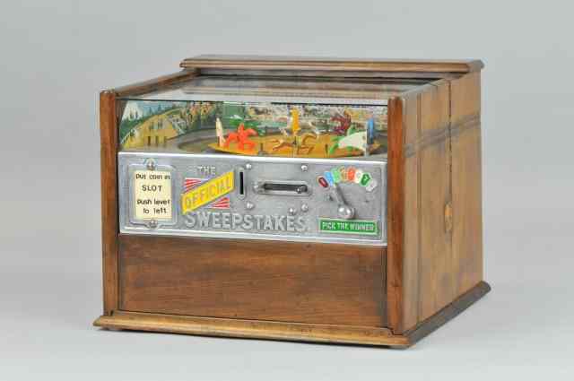 Appraisal: 'THE OFFICIAL SWEEPSTAKES'' TRADE STIMULATOR One cent countertop ''The Official