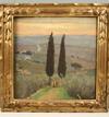 Appraisal: OOP - 'Landscape with Sunset Tuscany' by Ruggero Focardi Italian