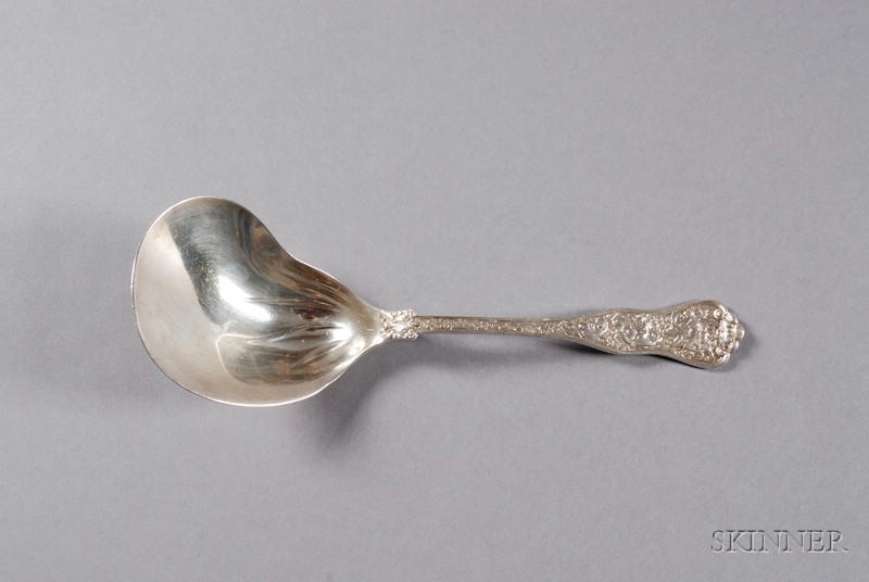 Appraisal: Tiffany Co Sterling Olympian Pattern Berry Spoon - with English