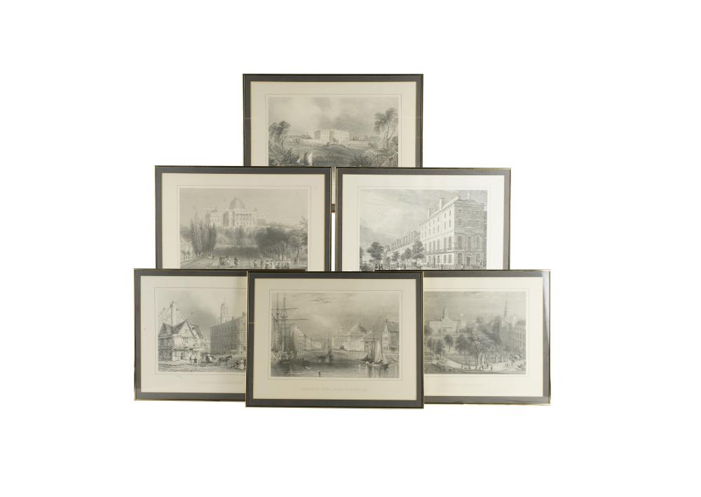 Appraisal: AFTER WILLIAM HENRY BARTLETT - EIGHT WORKSeach engraving each unsigned