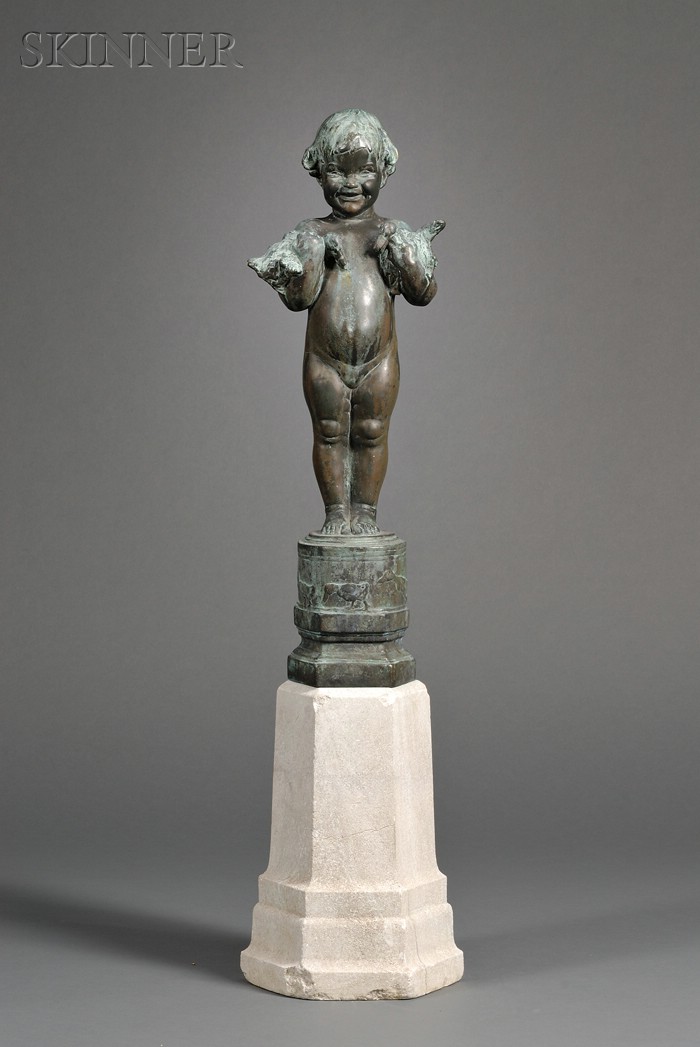 Appraisal: After Edith Barretto Parsons American - Duck Baby A Fountain