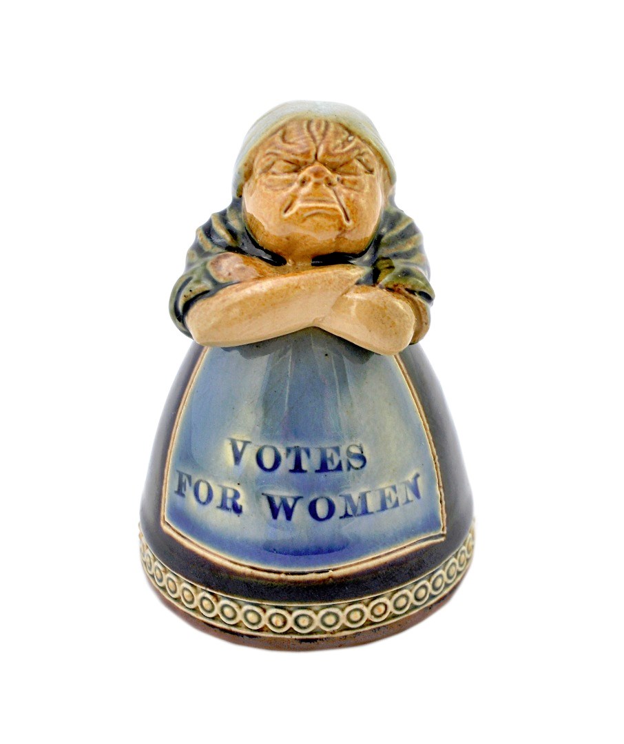 Appraisal: A Royal Doulton stoneware novelty inkwell 'Votes for Women' early