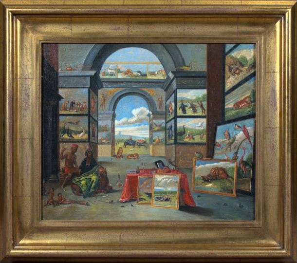 Appraisal: British School Late th Century Orientalist Salon oil on canvas