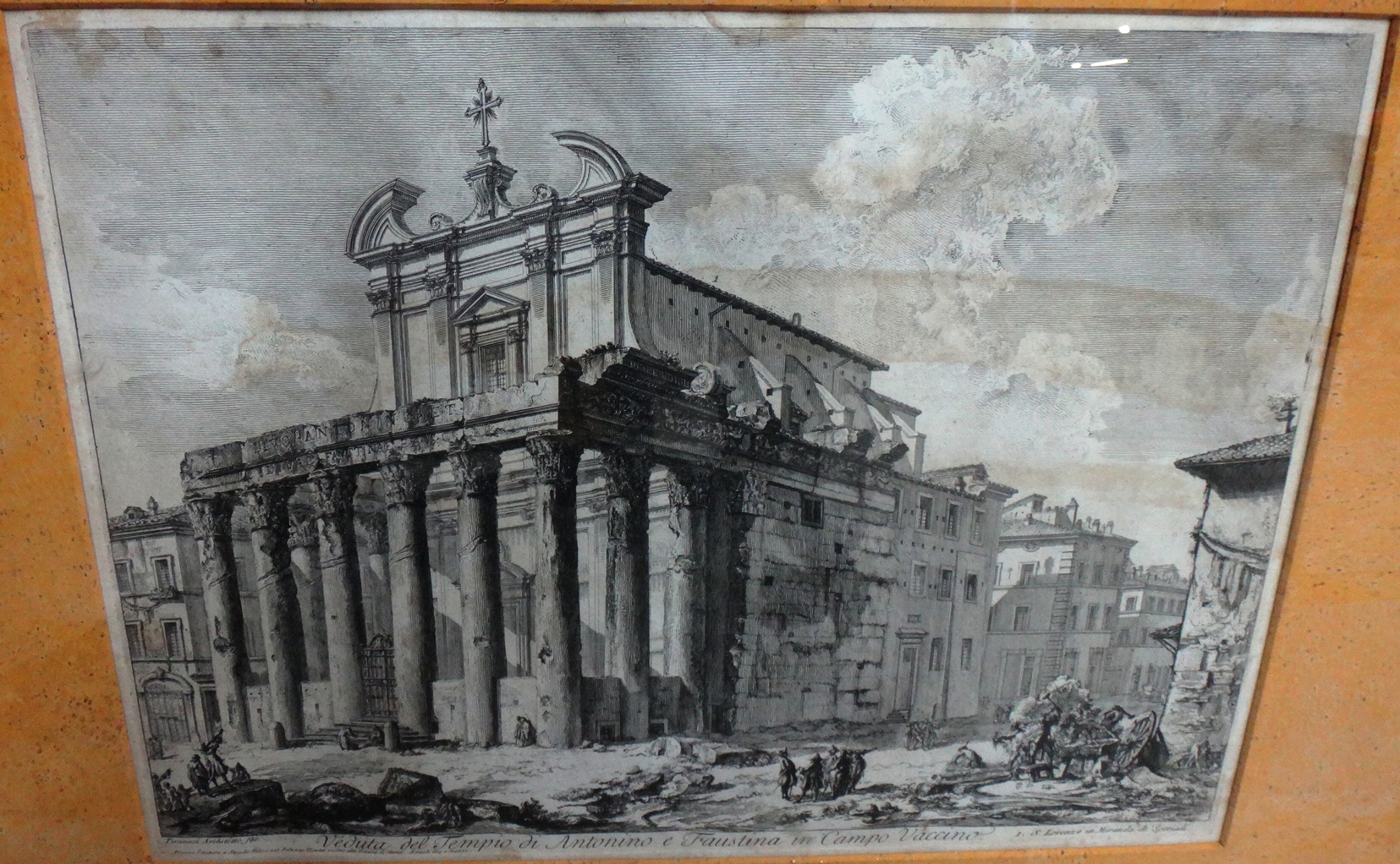 Appraisal: Piranesi th century Veduta della Basilica S Lorenzo fuor delle