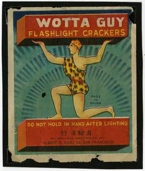 Appraisal: Wotta Guy Firecracker Label Class May be the only known