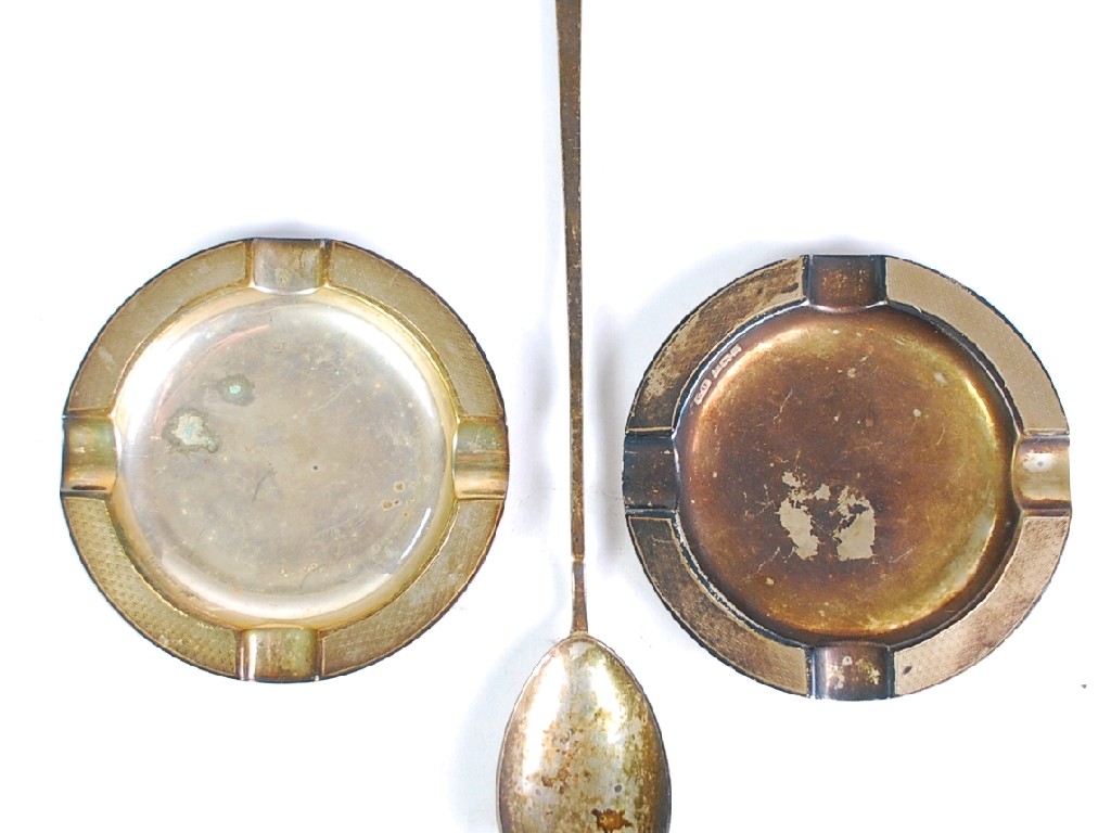 Appraisal: EDWARD VIII SILVER SALAD SERVER by Thomas Bradbury and Sons