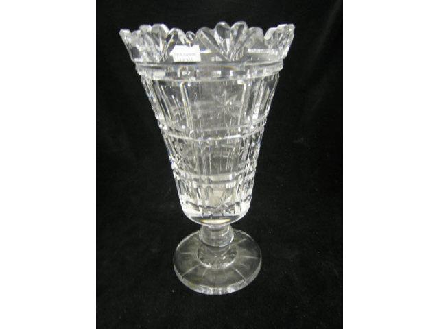 Appraisal: Waterford Cut Crystal Vase tall pedestal base