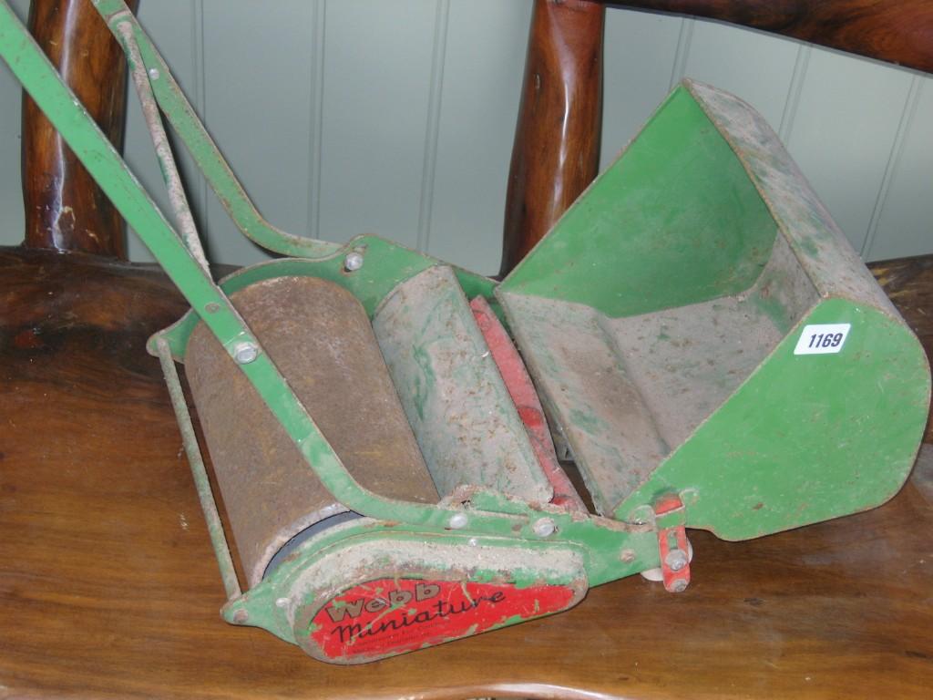 Appraisal: A Webb miniature child's lawn mower