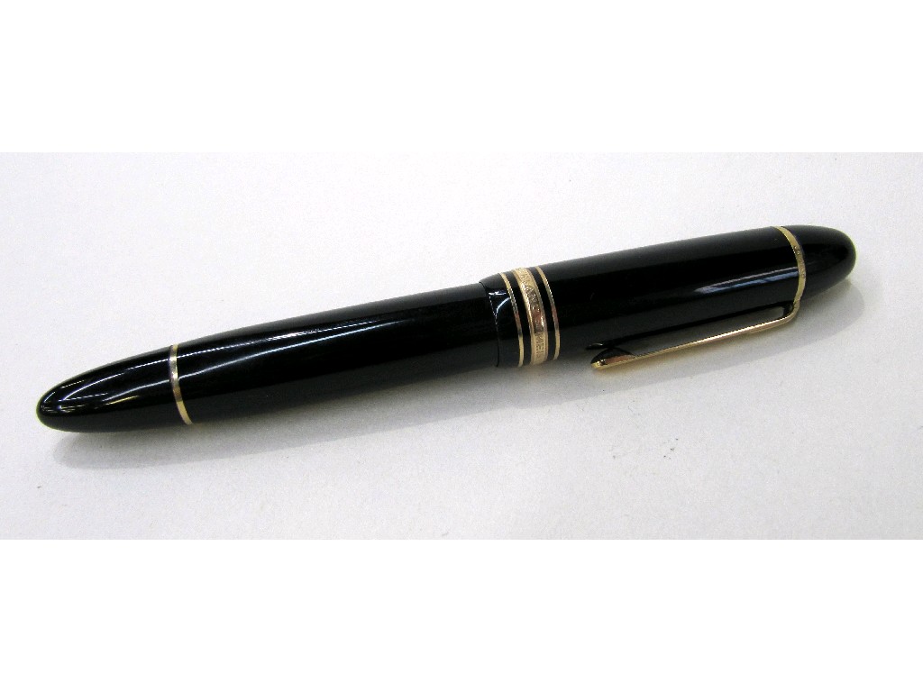 Appraisal: Montblanc Meisterstuck No fountain pen with ct gold nib