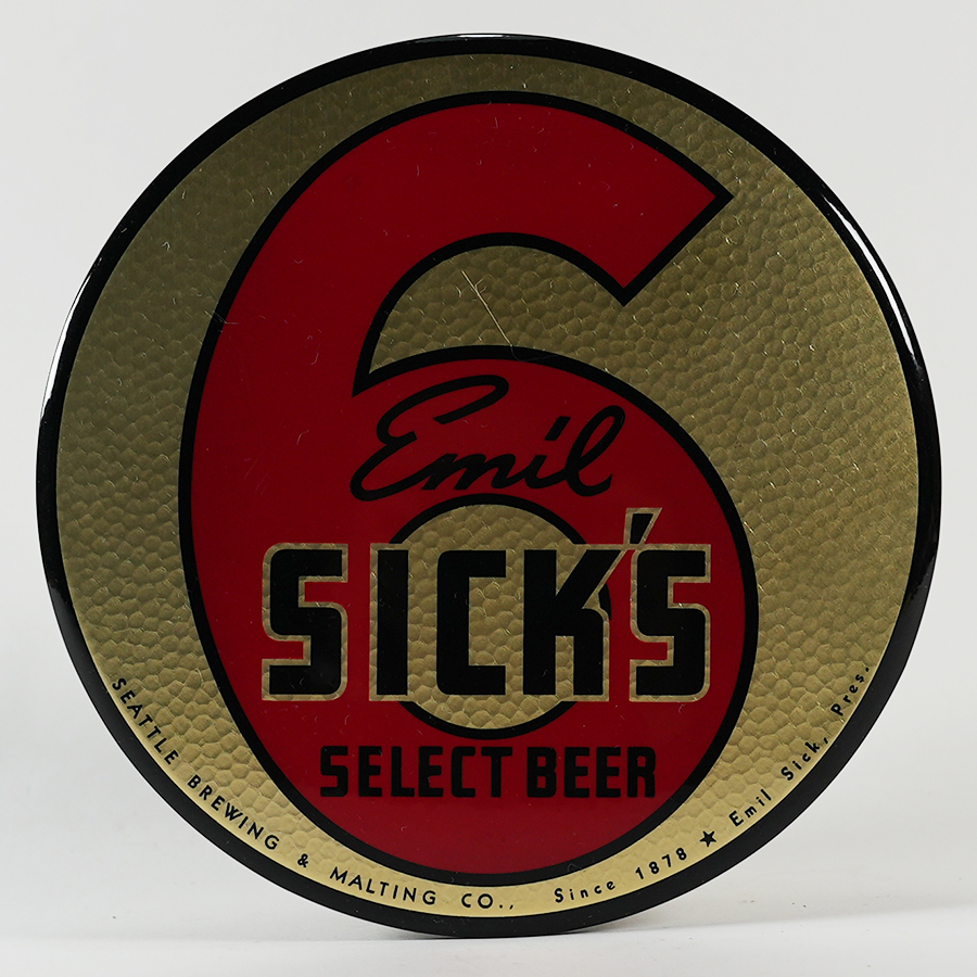 Appraisal: Emil Sicks Select Beer Bastion Bros Button SignReference n aBrewery