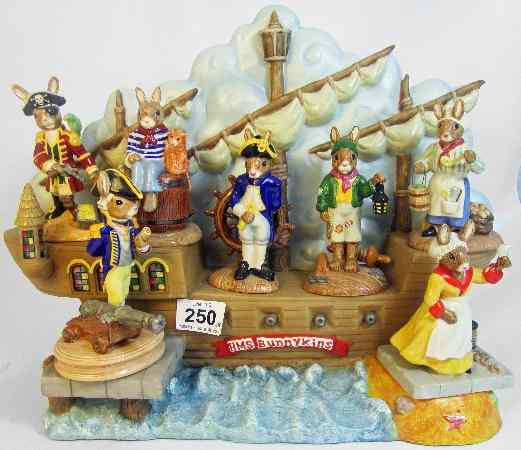 Appraisal: Royal Doulton Bunnykins Figures from the Ship Mate series including