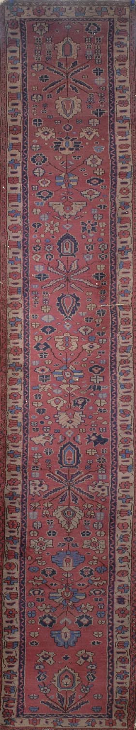 Appraisal: ORIENTAL RUG SPARTA RUNNER ' x ' Clusters of flowering