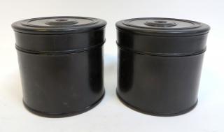 Appraisal: Pair Zitan Chess Boxes Pair Zitan Chess Boxes Lidded with