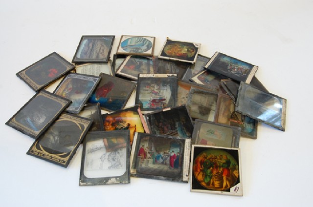 Appraisal: A COLLECTION OF TH CENTURY MAGIC LANTERN SLIDES INC AN