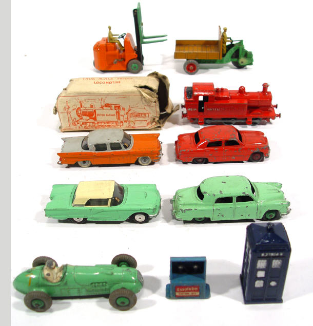 Appraisal: Group of unboxed Dinky toy cars a British Railways locomotive