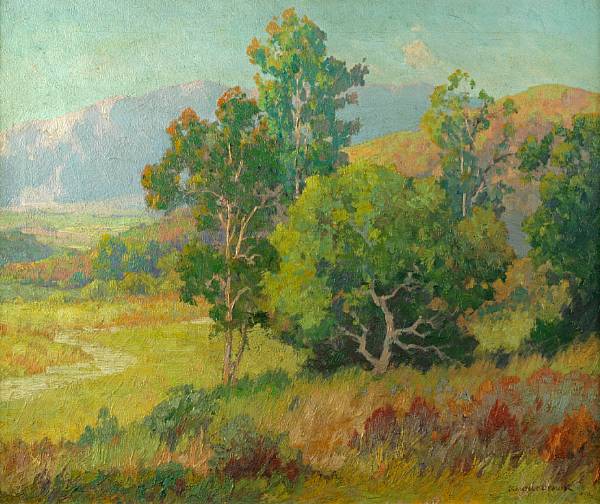 Appraisal: Maurice Braun American - Summertime Southern California signed 'Maurice Braun'