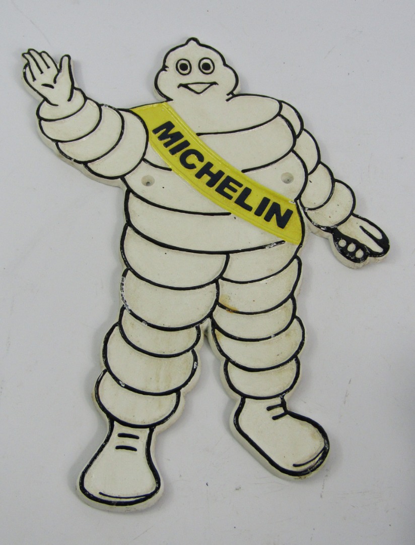 Appraisal: A cast Michelin Man advertising figure cm long