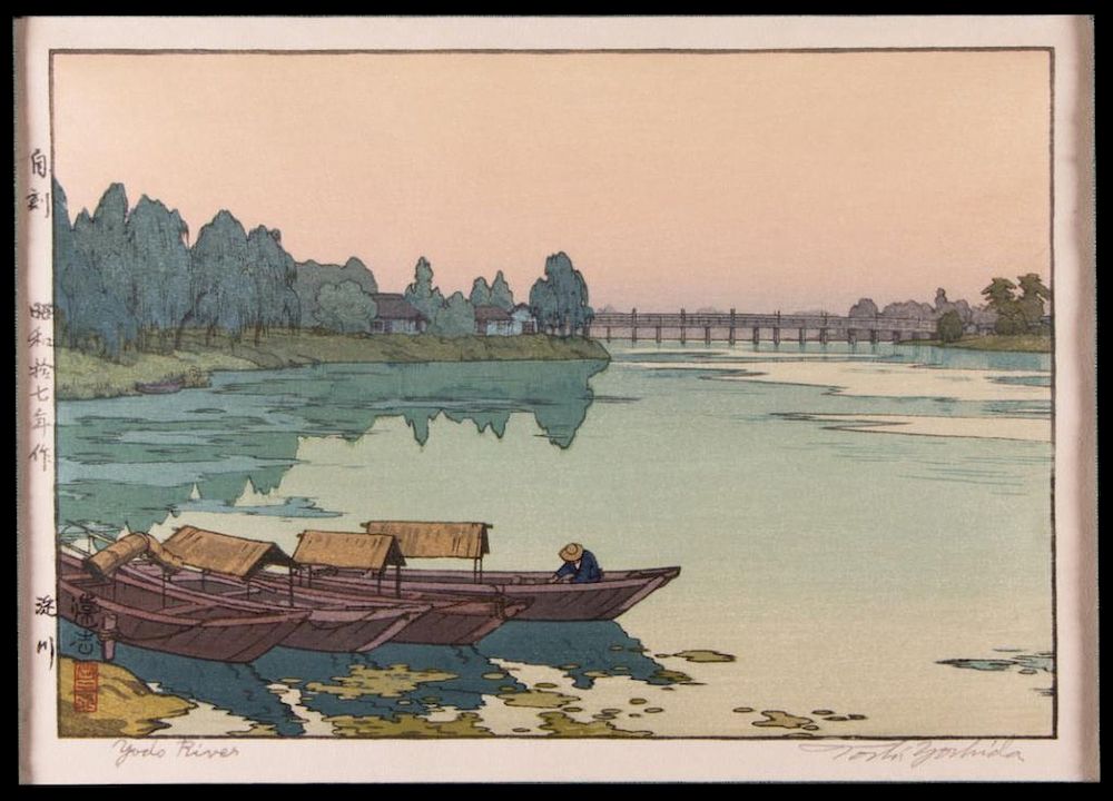 Appraisal: Toshi YOSHIDA - Toshi YOSHIDA - Title Ydo River Date