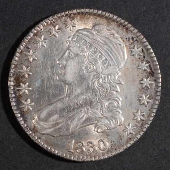 Appraisal: United States capped bust type silver half dollar small ''