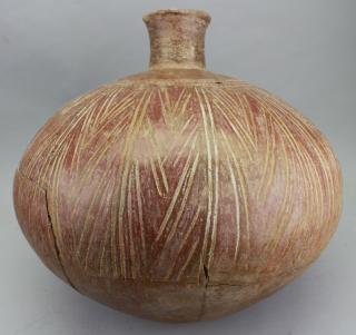 Appraisal: Pre Columbian Terracotta Vessel as is Pre Columbian Terracotta Vessel