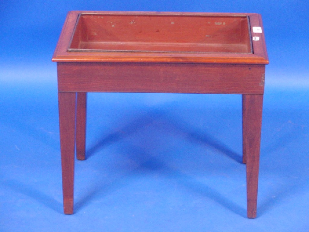 Appraisal: An Edwardian mahogany rectangular planter