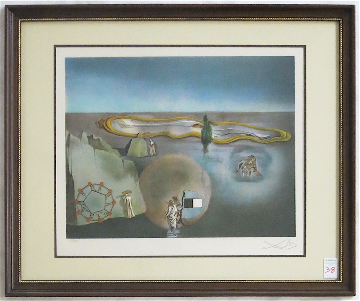 Appraisal: AFTER SALVADOR DALI LITHOGRAPH Spain - The Search for the