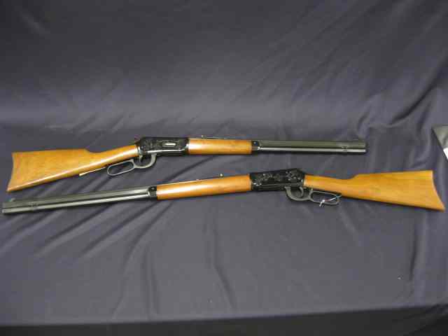 Appraisal: Winchester Model Rifles carbine longrifles - consecutive serial numbers and