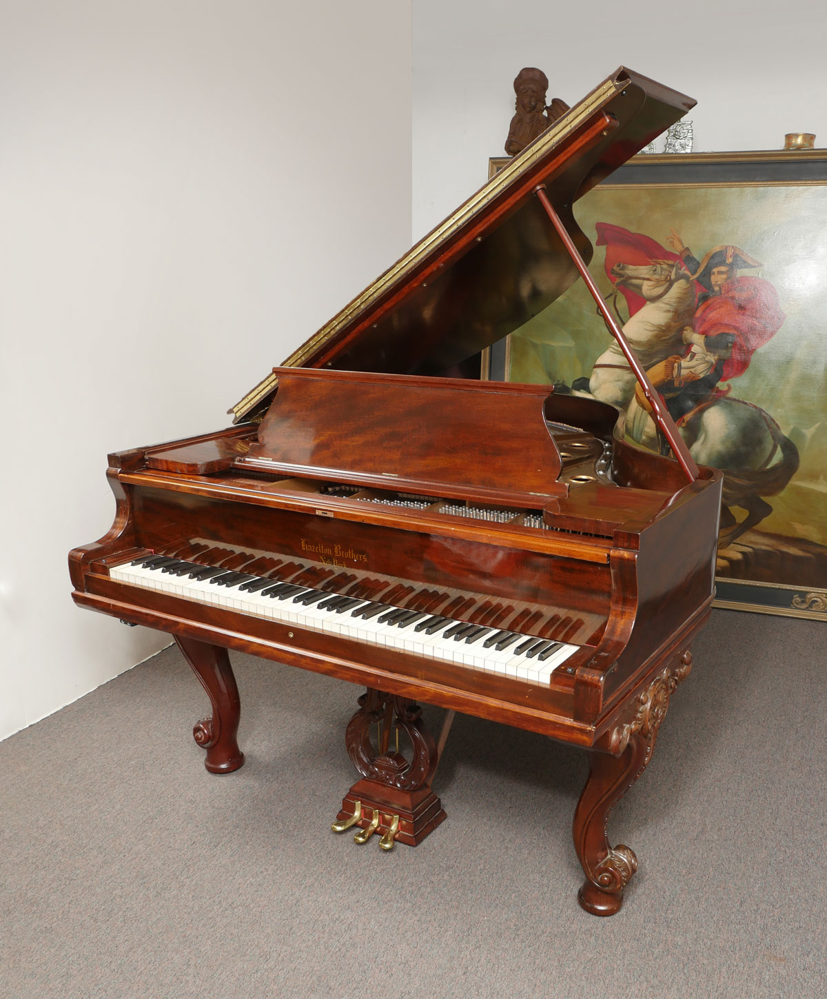 Appraisal: A FINE HAZELTON BROTHERS NYC PARLOR GRAND PIANO This beautiful