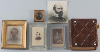 Appraisal: Civil War Related Photos inc CSA Generals Group of Civil