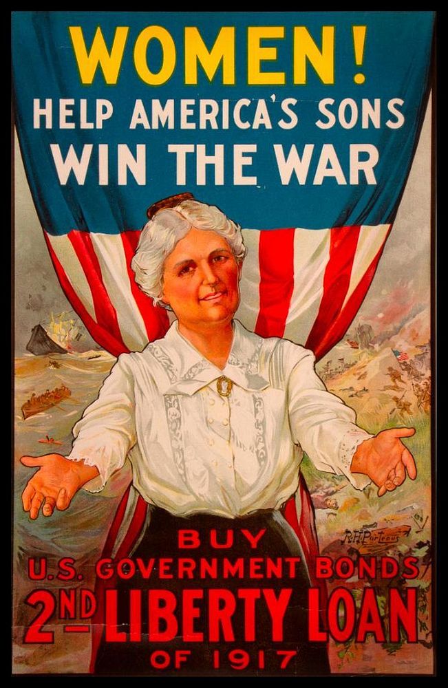 Appraisal: Robert H Porteous Vintage World War I Poster Women Help