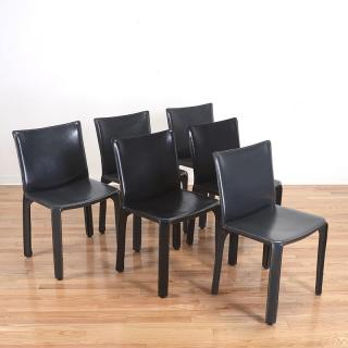 Appraisal: Set Mario Bellini for Cassina CAB chairs Set Mario Bellini