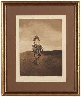 Appraisal: After Edward S Curtis ''The Scout - Atsina'' unsigned printed