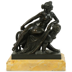 Appraisal: A Grand Tour Bronze of Ariadne on the Panther After