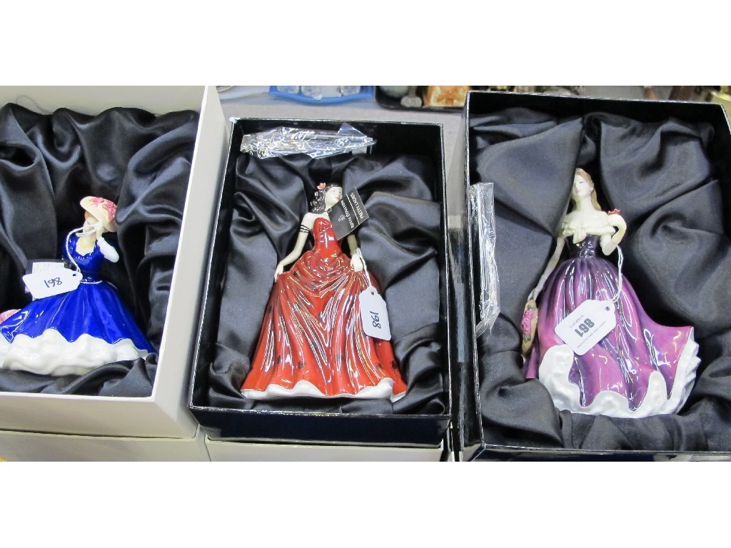 Appraisal: Three boxed Royal Doulton figures to include Special Gift HN