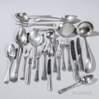 Appraisal: Dutch Silver Flatware Service early th century various makers twenty-six